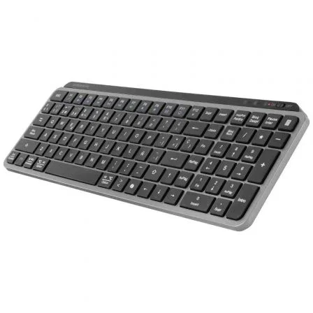 Mars Gaming MK-SILENKEYSES Teclado Inalámbrico Silencioso Triple Conectividad Bluetooth 5.1 + 2.4G + USB, 200h Batería, Compatible PC, PS4, PS5, Xbox, Switch