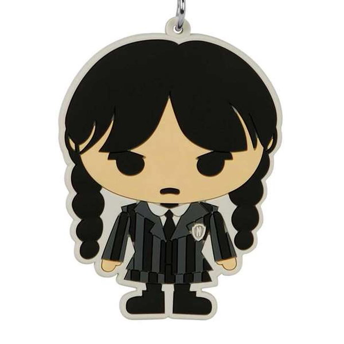 Karactermania Llavero Miércoles Chibi Negro