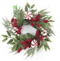 DKD Home Decor Corona Navidad Tradicional Verde Rojo 20 x 46 x 46 cm (2 Unidades)