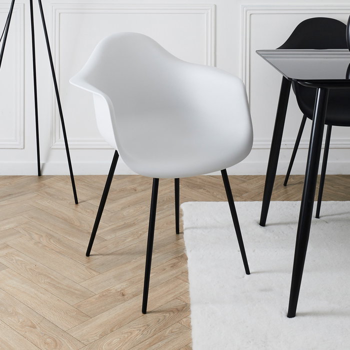 Home Deco Factory Silla Butaca Gustav Blanca