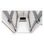 ROLINE 26.21.0163 - Rack Servidor 42U (42HE) Profesional 19", 600x1000 mm, Gris, Patas Ajustables, 1000 kg Carga, Puertas Plexiglas/Extr