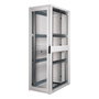 ROLINE 26.21.0163 - Rack Servidor 42U (42HE) Profesional 19", 600x1000 mm, Gris, Patas Ajustables, 1000 kg Carga, Puertas Plexiglas/Extr