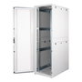 ROLINE 26.21.0163 - Rack Servidor 42U (42HE) Profesional 19", 600x1000 mm, Gris, Patas Ajustables, 1000 kg Carga, Puertas Plexiglas/Extr
