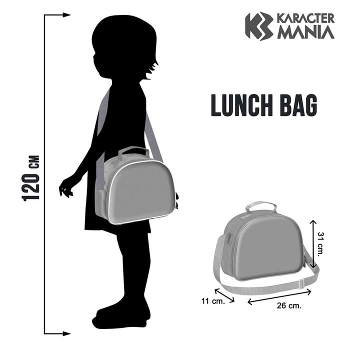 KARACTERMANIA Bolsa Portameriendas 3D El Rey Leon Disney 20x25,5x10cm