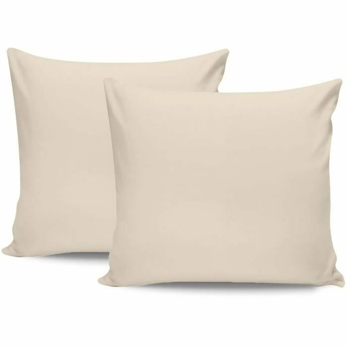 Aucune Juego de Cama 100% Algodón Satén - Crema, 220x240 cm + 2 Fundas de Almohada 60x60 cm Aucune Juego de Cama 100% Algodón Satén - Crema, 220x240 cm + 2 Fundas de Almohada 60x60 cm