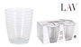 Lav Set 4 Vasos 340 cc Apollon Best Offer (12 Cajas)