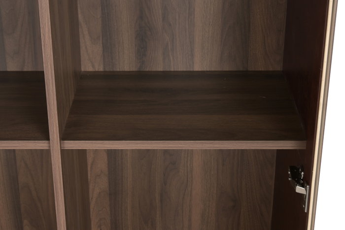DKD Home Decor Vitrina Kith Moderno Cristal y MDF 40 x 183 x 100 cm DKD Home Decor Vitrina Kith Moderno Cristal y MDF 40 x 183 x 100 cm