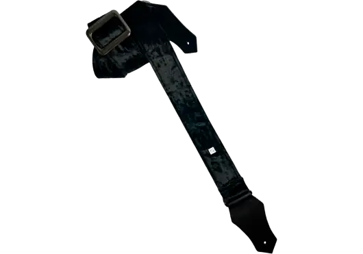 GETM Correa Guitarra Bajo Crushed Velvet Black Nylon Piel Terciopelo Ajustable Negro 165cm GETM Correa Guitarra Bajo Crushed Velvet Black Nylon Piel Terciopelo Ajustable Negro 165cm