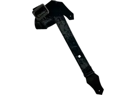 GETM Correa Guitarra Bajo Crushed Velvet Black Nylon Piel Terciopelo Ajustable Negro 165cm