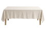 DKD Home Decor Mantel Antimanchas Algodón Reciclado 135x135 Crudo
