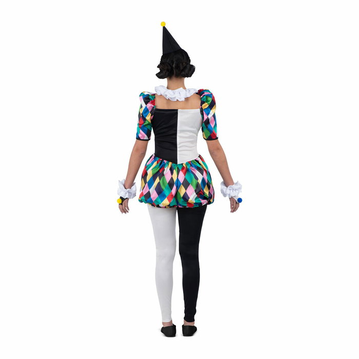 My Other Me Disfraz Arlequina Multicolor Talla XL
