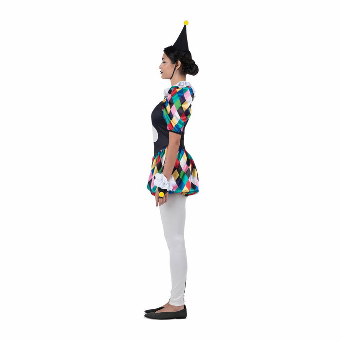 My Other Me Disfraz Arlequina Multicolor Talla XL