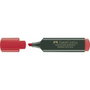 Faber Castell Textliner 48 Marcador Fluorescente Rojo (Set de 10)