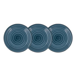 Set 3 Platos Postre Cerámicos Illusion Bidasoa 19 cm