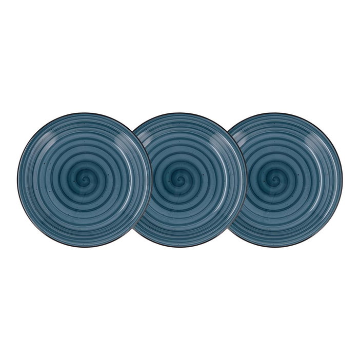 Set 3 Platos Postre Cerámicos Illusion Bidasoa 19 cm Set 3 Platos Postre Cerámicos Illusion Bidasoa 19 cm
