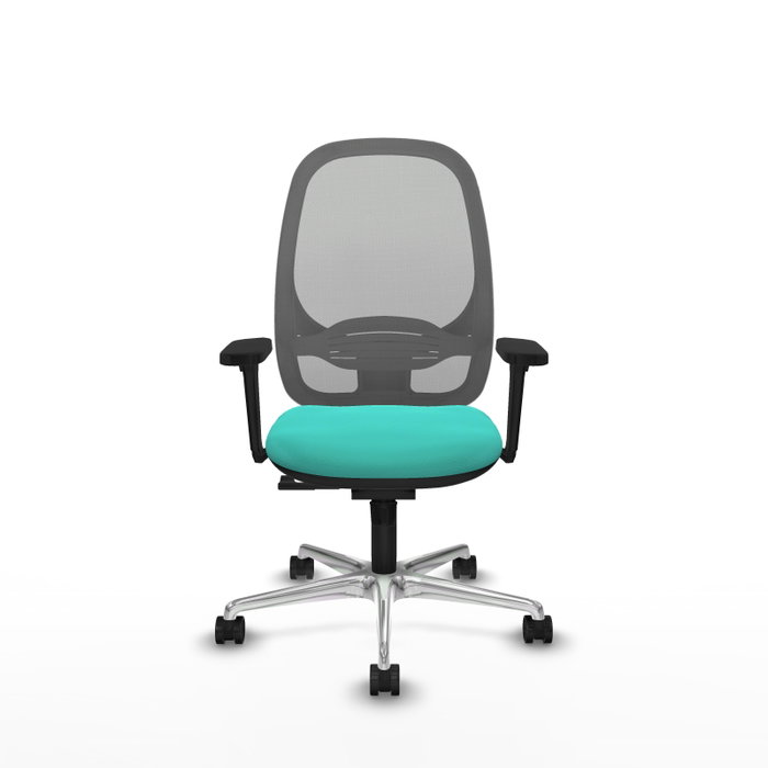 PIQUERAS Y CRESPO Silla de oficina Cilanco Sincro Turquesa y Gris PIQUERAS Y CRESPO Silla de oficina Cilanco Sincro Turquesa y Gris
