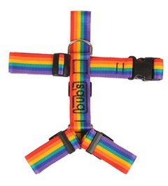 Bub'S Arnés Rainbow Bub's T-L 40mm, Ajuste 34-57cm/42-69cm