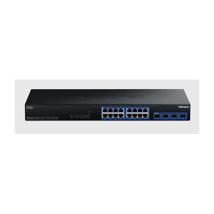 TRENDnet Switch TEG-S50204 20 Puertos 2.5G Ethernet No Administrado, 4 Puertos SFP+ 10G, 160 Gbps Capacidad, Montaje en Rack/Escritorio TRENDnet Switch TEG-S50204 20 Puertos 2.5G Ethernet No Administrado, 4 Puertos SFP+ 10G, 160 Gbps Capacidad, Montaje en Rack/Escritorio