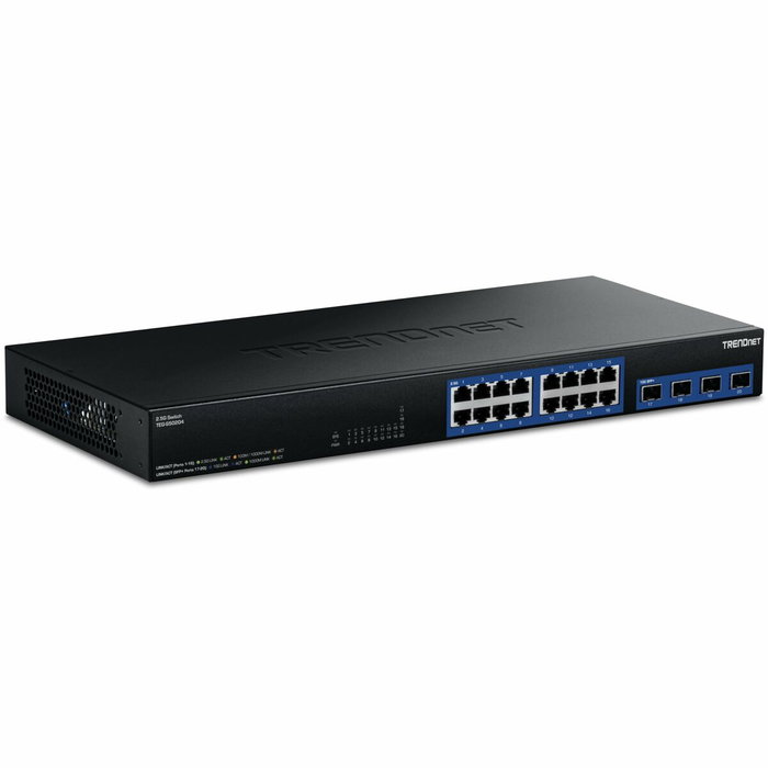 TRENDnet TEG-S50204 Switch de 20 puertos con 16 puertos 2.5G y 4 puertos SFP+ 10G