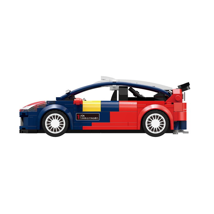 DEQUBE Citroen C4 Wrc 2008 C55033W Modelo a Escala 1:24 Coleccionable con Licencia Oficial CADA