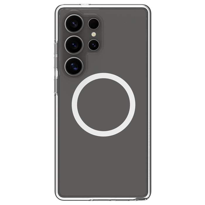 dbramante 1928 ICELAND PRO QI2 Funda para Samsung Galaxy S25 Ultra - Carga Inalámbrica Qi2, Transparente