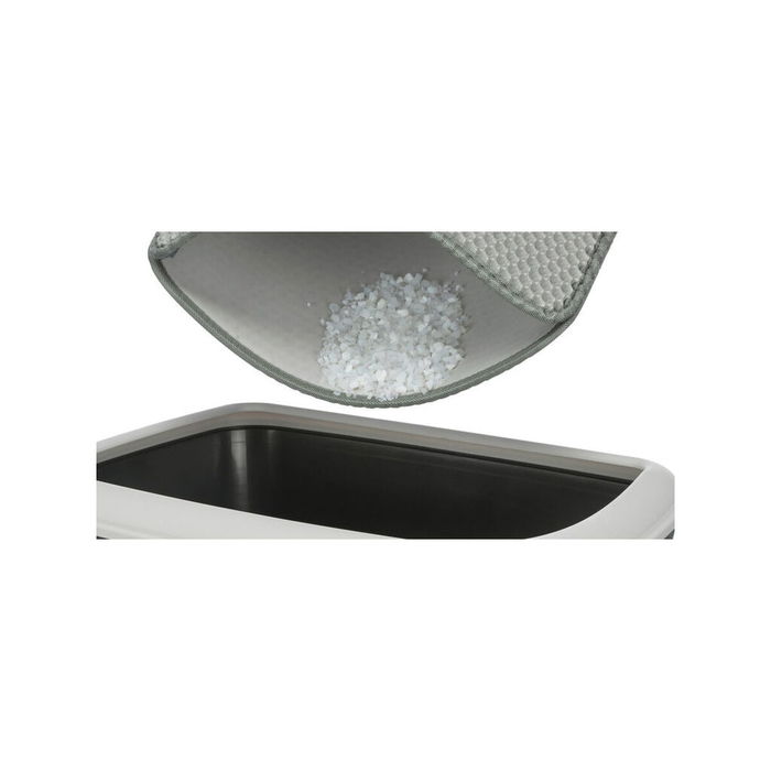 Alfombra para Arenero de Gatos Trixie Gris Goma Eva 40 × 55 cm