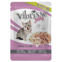 Croci Vibrisse Gatitos Pouch Atún y Pollo en Gelatina 70g