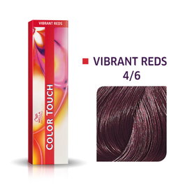 Color Touch, Sin amoníaco, Tinte de cabello semipermanente, 4/6 Medium Violet Brown, 60 ml