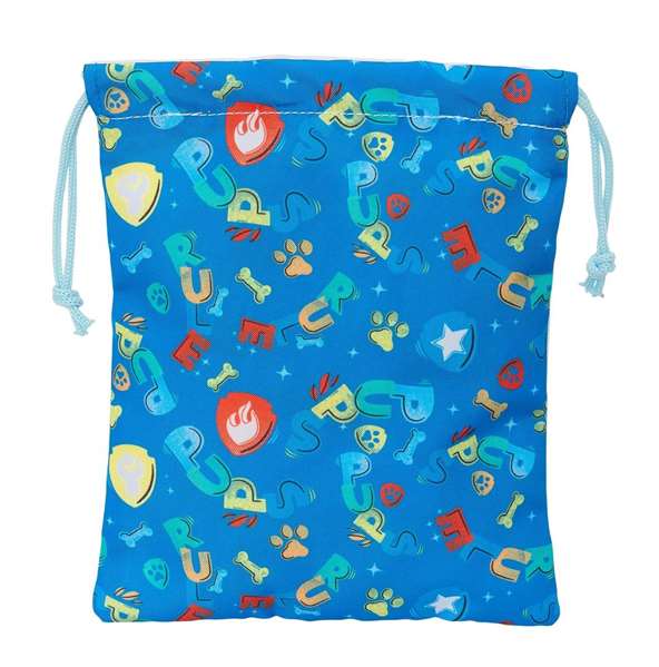 Bolsito de Merienda The Paw Patrol Pups rule Azul