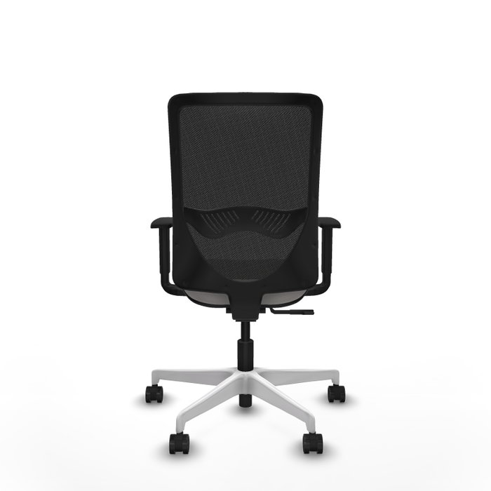 PIQUERAS Y CRESPO Silla de oficina Zulema con mecanismo Sincro, Blanco y Negro PIQUERAS Y CRESPO Silla de oficina Zulema con mecanismo Sincro, Blanco y Negro