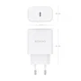 Aisens Cargador GaN 45W USB-C A110-0969 Blanco
