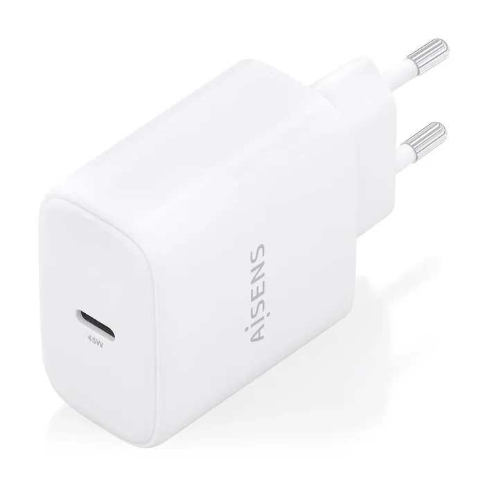 Aisens Cargador GaN 45W USB-C A110-0969 Blanco