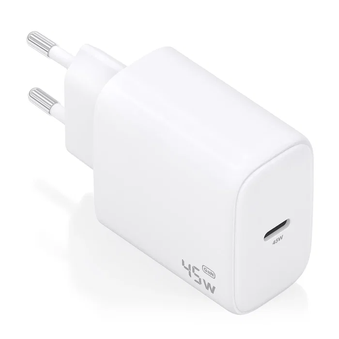 Aisens Cargador GaN 45W USB-C A110-0969 Blanco