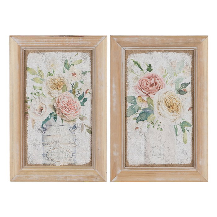 Cuadro Impresión Jarrón 2/M Dm 20 X 2 X 30 cm (Set de 2) Cuadro Impresión Jarrón 2/M Dm 20 X 2 X 30 cm (Set de 2)