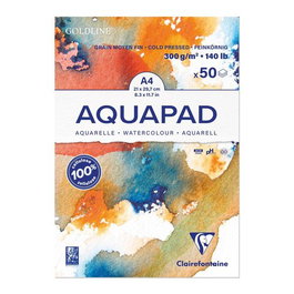 CLAIREFONTAINE Bloc de Dibujo Aquapad A4 300g (Set de 3)