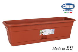 Dem Jardinera Con Plato 60 x 20 cm Squares (8 Unidades)