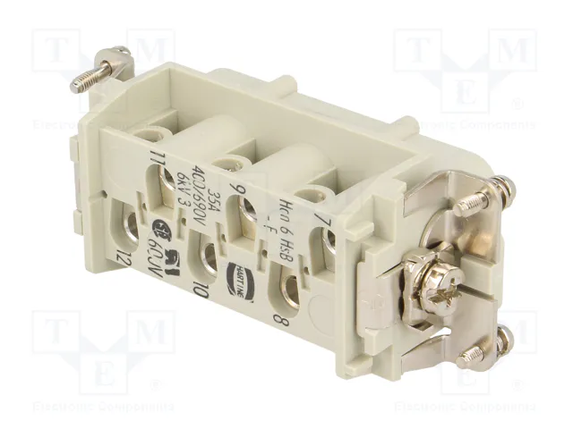 HARTING Han® HsB Plantilla de Contacto Hembra 6 Pos.
