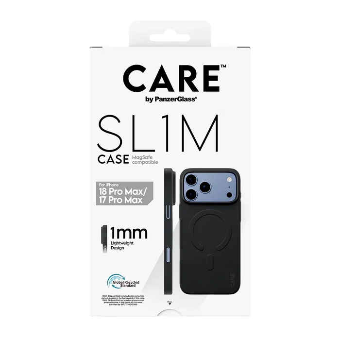 PanzerGlass CARE™ SL1M Case MagSafe para iPhone 17 Pro Max y 18 Pro Max, Negro PanzerGlass CARE™ SL1M Case MagSafe para iPhone 17 Pro Max y 18 Pro Max, Negro