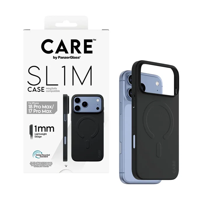 PanzerGlass CARE™ SL1M Case MagSafe para iPhone 17 Pro Max y 18 Pro Max, Negro PanzerGlass CARE™ SL1M Case MagSafe para iPhone 17 Pro Max y 18 Pro Max, Negro