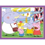 RAVENSBURGER Puzzle 4 Formas Peppa Pig 06958 - 4 Puzzles de Madera, Diferentes Niveles, Tamaño 19x14 cm, para Niños +3 Años