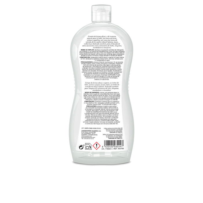 Suavinex Detergente para Biberones y Tetinas 500 ml