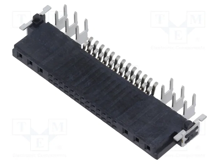 HARTING Conector de datos har-flex® Hybrid 32 pines (6+26) SMT/THT 90°