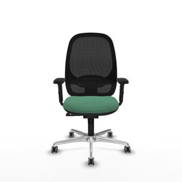 PIQUERAS Y CRESPO Silla de oficina Cilanco con mecanismo Sincro Verde esmeralda