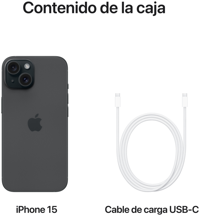 Apple iPhone 15 128 GB Negro