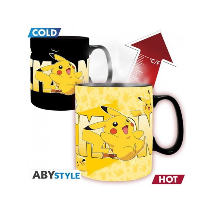 Abystyle Taza Pokémon Pikachu Termocambiable 460 ml