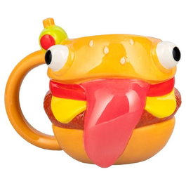 PALADONE Taza 3D Durrr Burguer Fortnite de Cerámica, 450ml