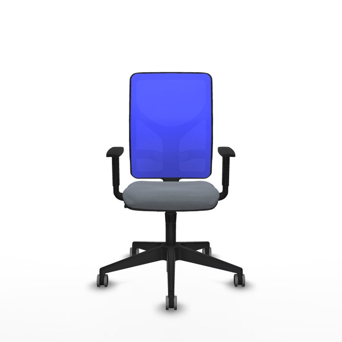 PIQUERAS Y CRESPO Silla de oficina Motilla Gris y Azul PIQUERAS Y CRESPO Silla de oficina Motilla Gris y Azul