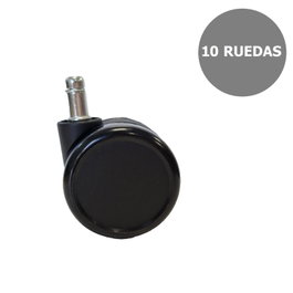 PIQUERAS Y CRESPO Kit de 10 ruedas de nailon 65 mm