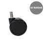 PIQUERAS Y CRESPO Kit de 10 ruedas de nailon 65 mm