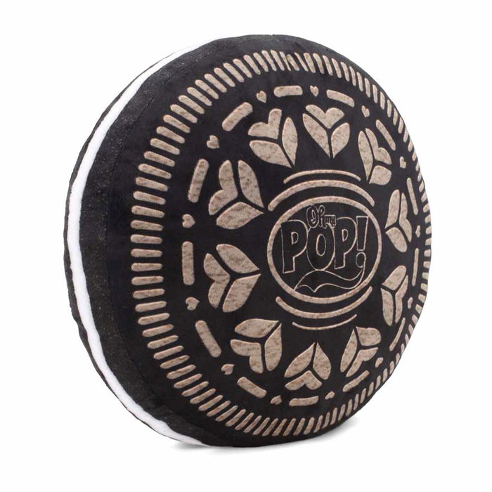 Oh My Pop Cojín Grande Black Cookie Marrón 34 x 38 x 12 cm